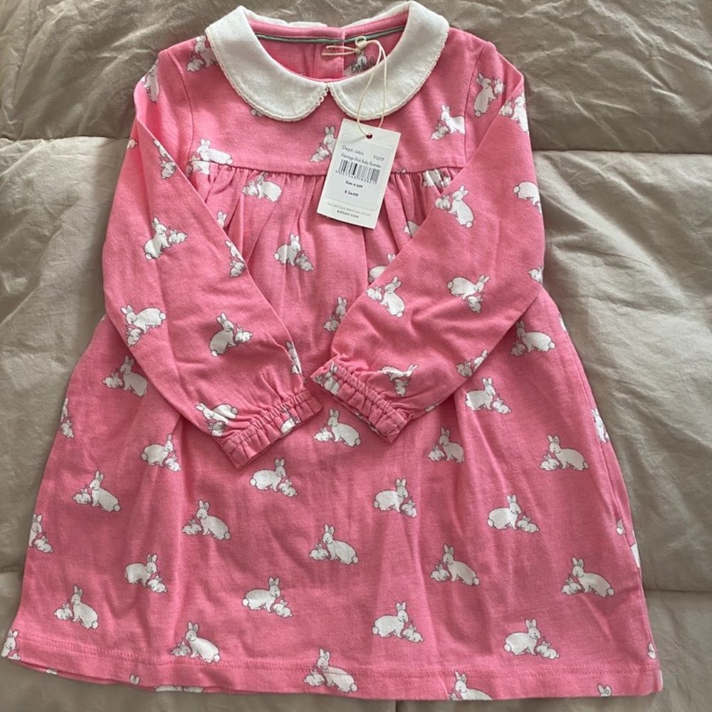 Mini Boden Bunny Dress (6 - 12 Months) - NWT